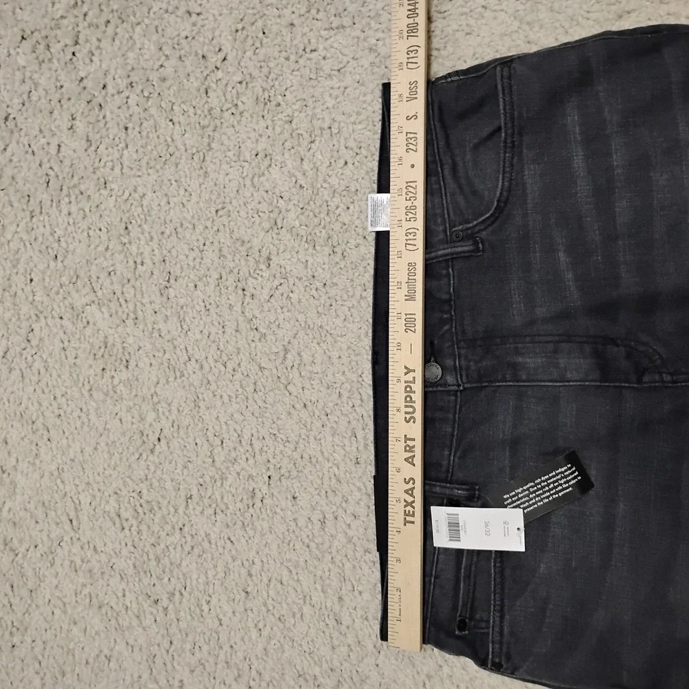 Banana Republic Jeans Mens 36x32 Black Denim Athletic Tapered Rapid Movement